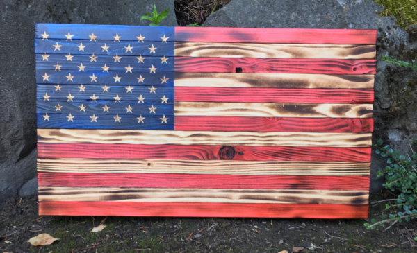 Battleworn American Flag