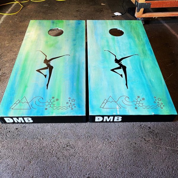 DMB custom cornhole board
